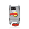 Product Image of 20A, 480V 2P, 3W, LEV Series IEC 60309-1 & 60309-2 Pin & Sleeve Mechanical Interlock, IP66/IP67/IP68/IP69/IP69K, Watertight, Non-Fused, Red