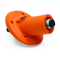 Product Image of 22 Series Panel Mount Receptacle, Male, 690A Max, 600V 30 Degree Angle, 1.00"L Threaded Stud Termination, 250-777 MCM Cable Range (Orange)