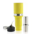 Product Image of Rhino-Hide Single Pole Female Connector (Contact, Insulator, & Dust Cap), Crimped, 777 MCM Cable, 1000V 1135A Max (Yellow)