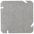 Product Image of 4-11/16" Square Flat & Blank Welded Cover, Two Holes & Two Slots