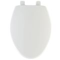 Product Image of Elongated Hospitality Plastic Toilet Seat, STA-TITE, Whisper-Close (White)