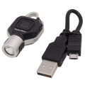 Product Image of Pocket Mate USB Rechargeable Hands-Free Keychain Light (Silver)