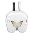 Product Image of Lampholder, Fluorescent, Medium Base, Bi-pin, Butt-on, Tempered Spring Steel Clip, Turn Type