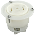 Product Image of 20/10A, 250V Flanged Outlet, Locking Receptacle, Industrial Grade