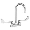 Product Image of Monterrey 4" Centerset Gooseneck Faucet w/ 6" Wrist Blade Handles 1.5 gpm/5.7 Lpm (Chrome)