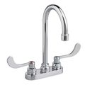 Product Image of Monterrey 4" Centerset Gooseneck Faucet w/ Wrist Blade Handles 0.35 gpm/1.3 Lpm (Chrome)