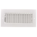 Product Image of 10" x 4" (Wall Opening Size) White Commercial Supply Register (821 Series)