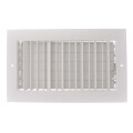 Product Image of 12" x 6" (Wall Opening Size) White Commercial Supply Register (821 Series)