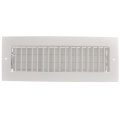 Product Image of 14" x 4" (Wall Opening Size) White Commercial Supply Register (821 Series)
