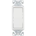 Product Image of Decorator Single Pole Rocker Switch, Flush Mount - White (15A, 120/277V)