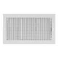 Product Image of 16" x 8" (Wall Opening Size) White Commercial Supply Register (821 Series)