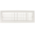 Product Image of 20" x 6" (Wall Opening Size) White Commercial Supply Register (821 Series)