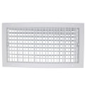 Product Image of 20" x 10" (Wall Opening Size) White Commercial Supply Register (821 Series)