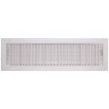 Product Image of 24" x 6" (Wall Opening Size) White Commercial Supply Register (821 Series)