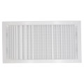 Product Image of 24" x 12" (Wall Opening Size) White Commercial Supply Register (821 Series)