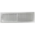 Product Image of 30" x 8" (Wall Opening Size) White Commercial Supply Register (821 Series)