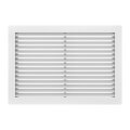 24" x 6" (Wall Opening Size) White Commercial Supply Register (831 Series)