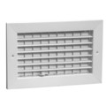 30" x 6" (Wall Opening Size) White Commercial Supply Register (831 Series)