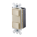 Product Image of 15A Decora Dual Rocker Switch, Illuminated (Ivory)