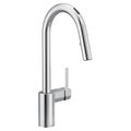 Product Image of Align Smart Kitchen Faucet Chrome 1 Handle High Arc Pulldown, 7565EVC