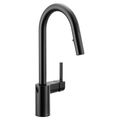 Product Image of Align Matte Black 1 Handle Pulldown Kitchen Faucet, 7565EWBL
