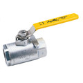 Product Image of 1" Standard Port Stainless Steel Threaded Ball Valve w/ Locking Handle, 43 Cv (Lead Free)