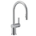 Product Image of Cia Single Handle High Arc Pulldown Kitchen Faucet (Chrome), 7622