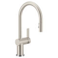 Product Image of Cia Spot Resist Single Handle High Arc Pulldown Kitchen Faucet (Stainless Steel), 7622SRS