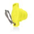 Product Image of 18 Series Single Pole Male Protective Cap, Ball Nose (Yellow)