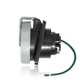 Product Image of 30A, 347/600V 3-Phase, 4P, 5W, LEV Series IEC 60309-1 & 60309-2 Pin & Sleeve Receptacle, IP66/IP67/IP68/IP69K, Watertight (Black)