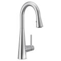 Product Image of Sleek Single Handle High Arc Bar Faucet (Chrome), 7664