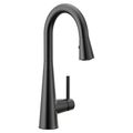 Product Image of Sleek 1 Handle Pulldown Bar Faucet, 1.5 GPM, 7664BL (Matte Black)
