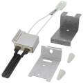 Product Image of Hot Surface Ignitor with 5-1/4" Leads (includes amp connection, bracket, & 2 mounting adapters)
