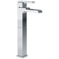 Product Image of Ara Single Handle Vessel Channel Bathroom Faucet (Chrome), 768LF