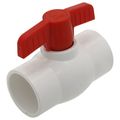 Product Image of 1-1/4" 770N SCH 40 Economy PVC Ball Valve - Solvent Ends