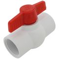 Product Image of 1-1/4" 770N Economy PVC Ball Valve - Threaded Ends