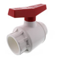 4" 770 SCH 40 PVC Ball Valve - Threaded Ends