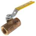 Product Image of 1/2" Bronze Full Port Threaded Ball Valve w/ Stainless Steel Ball & Stem