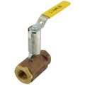 Product Image of 3/4" FNPT Full Port 2-Piece Ball Valve w/ Mounting Pad, Stainless Steel Ball & 2-1/4" Stem