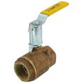 Product Image of 1-1/4" FNPT Full Port 2-Piece Ball Valve w/ Mounting Pad, Stainless Steel Ball & 2-1/4" Stem