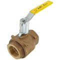 Product Image of 2" FNPT Full Port 2-Piece Ball Valve w/ Mounting Pad, Stainless Steel Ball & 2-1/4" Stem
