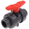 Product Image of 3/4" 772ST SCH 80 Gray True Union PVC Ball Valve (Solvent & Threaded)