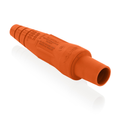 Product Image of 16 Series Single Pole Cam Type Female Detachable Plug Sleeve Only, Taper Nose, Cable Range 2/0, 4/0 (Orange)