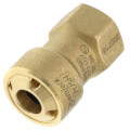 Product Image of 3/8" ZoomLock PUSH R410A Optimized SAE Flare Adapter (PZKP-F6-HNBR)