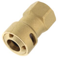 Product Image of 1/2" ZoomLock PUSH R410A Optimized SAE Flare Adapter (PZKP-F8-HNBR)