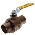 Product Image of 3/8" Full Port Contractor Series Sweat Ball Valve w/ Locking Handle (7.2 Cv)