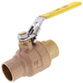 Product Image of 1" Full Port Contractor Series Sweat Ball Valve w/ Locking Handle (68 Cv)