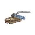 Product Image of 2" Copper Press Brass 2 Piece Full Port Ball Valve w/ SS Ball & Stem (Lead Free) 77VLF14801