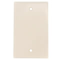 Product Image of 1-Gang No Device Blank Wall Plate, Box Mount (Light Almond)