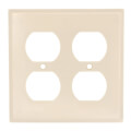 Product Image of 2-Gang Electrical Wall Plate, Duplex Receptacle (Light Almond)